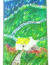 Load image into Gallery viewer, Silk Wall Hanging The Cottage Path