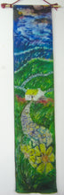 Load image into Gallery viewer, Silk Wall Hanging The Cottage Path