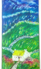 Load image into Gallery viewer, Silk Wall Hanging The Cottage Path