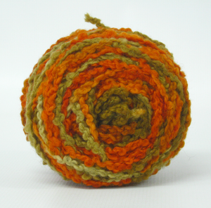 Hand dyed chunky wool Earth copper