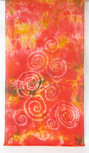 Load image into Gallery viewer, Silk Scarf Celtic Autumnal Fire

