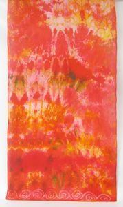 Silk Scarf Celtic Autumnal Fire