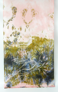 Silk Habotai Scarf The Long Tail Tit Earth