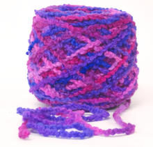 Load image into Gallery viewer, Hand dyed chunky wool Lilac Violet Pinks
