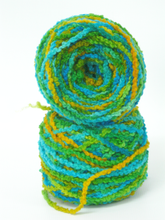 Load image into Gallery viewer, Hand dyed chunky wool Green Sea Earth
