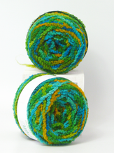 Load image into Gallery viewer, Hand dyed chunky wool Aqua Sun
