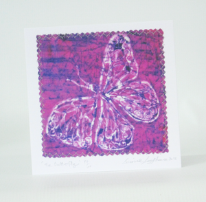 Hand Made Card The Butterfly
