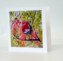 Load image into Gallery viewer, Hand made Card The Heart Robin
