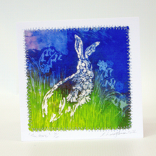 Load image into Gallery viewer, Hand made Card The Meadow Hare

