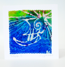 Load image into Gallery viewer, Hand made Card The Blue Voyage
