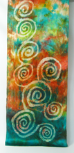 Load image into Gallery viewer, Silk Satin Scarf Celtic Autumn
