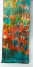Load image into Gallery viewer, Silk Satin Scarf Celtic Autumn
