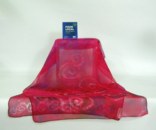 Load image into Gallery viewer, Silk Chiffon Scarf Celtic PInk
