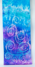 Load image into Gallery viewer, Silk Satin Scarf Celtic Blue Pink Haze
