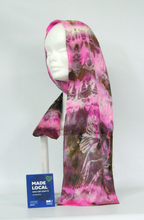 Load image into Gallery viewer, small_silk_neck_scarf_worn_as_head_scarf_small_scarf_big_gift_with_a_touch_of_luxury
