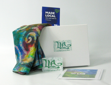 Load image into Gallery viewer, Silk Satin Scarf Celtic Rustic Carnival
