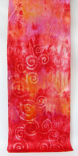 Load image into Gallery viewer, Silk Satin Scarf Celtic Scarlet Sunrise

