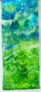 Silk Satin Green Children of Lir