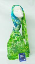 Load image into Gallery viewer, Silk Satin Green Children of Lir
