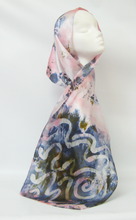 Load image into Gallery viewer, Silk Satin Grey Pink Children of Lir
