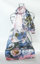 Load image into Gallery viewer, Silk Satin Grey Pink Children of Lir
