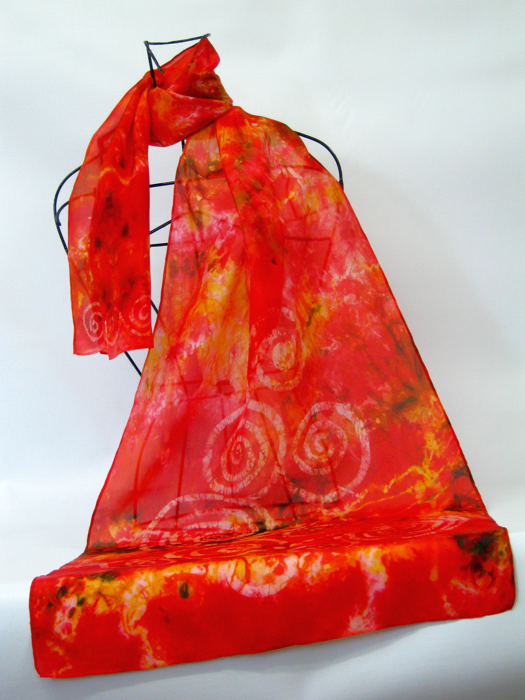 Silk Scarf Celtic Fire
