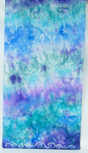 Load image into Gallery viewer, Silk Scarf Celtic Green Lilac
