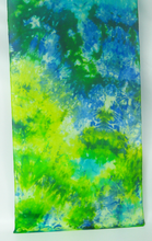 Load image into Gallery viewer, Silk Scarf Light Weight Celtic Yellow Shamrock
