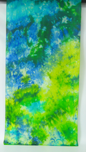 Load image into Gallery viewer, Silk Scarf Light Weight Celtic Lemon Emerald

