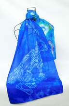 Load image into Gallery viewer, A Silk Scarf The Blue Hare
