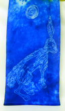 Load image into Gallery viewer, A Silk Scarf The Blue Hare
