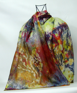 Silk Habotai Scarf The Rustic Gold Finch
