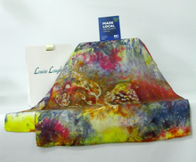 Load image into Gallery viewer, Silk Habotai Scarf The Rustic Gold Finch
