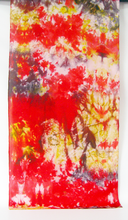 Load image into Gallery viewer, Silk Habotai Scarf The Abstract Goldfinch

