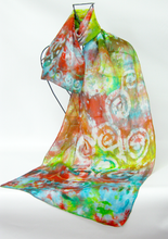 Load image into Gallery viewer, Silk Scarf Celtic Autumnal Tapestry
