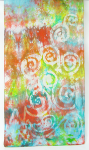Silk Scarf Celtic Autumnal Tapestry