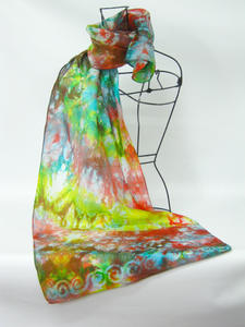 Silk Scarf Celtic Autumnal Tapestry