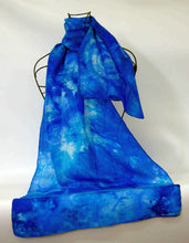 Load image into Gallery viewer, Silk Scarf Celtic Blue Skies

