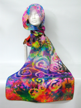 Load image into Gallery viewer, Silk Scarf Celtic Forrest Carnival
