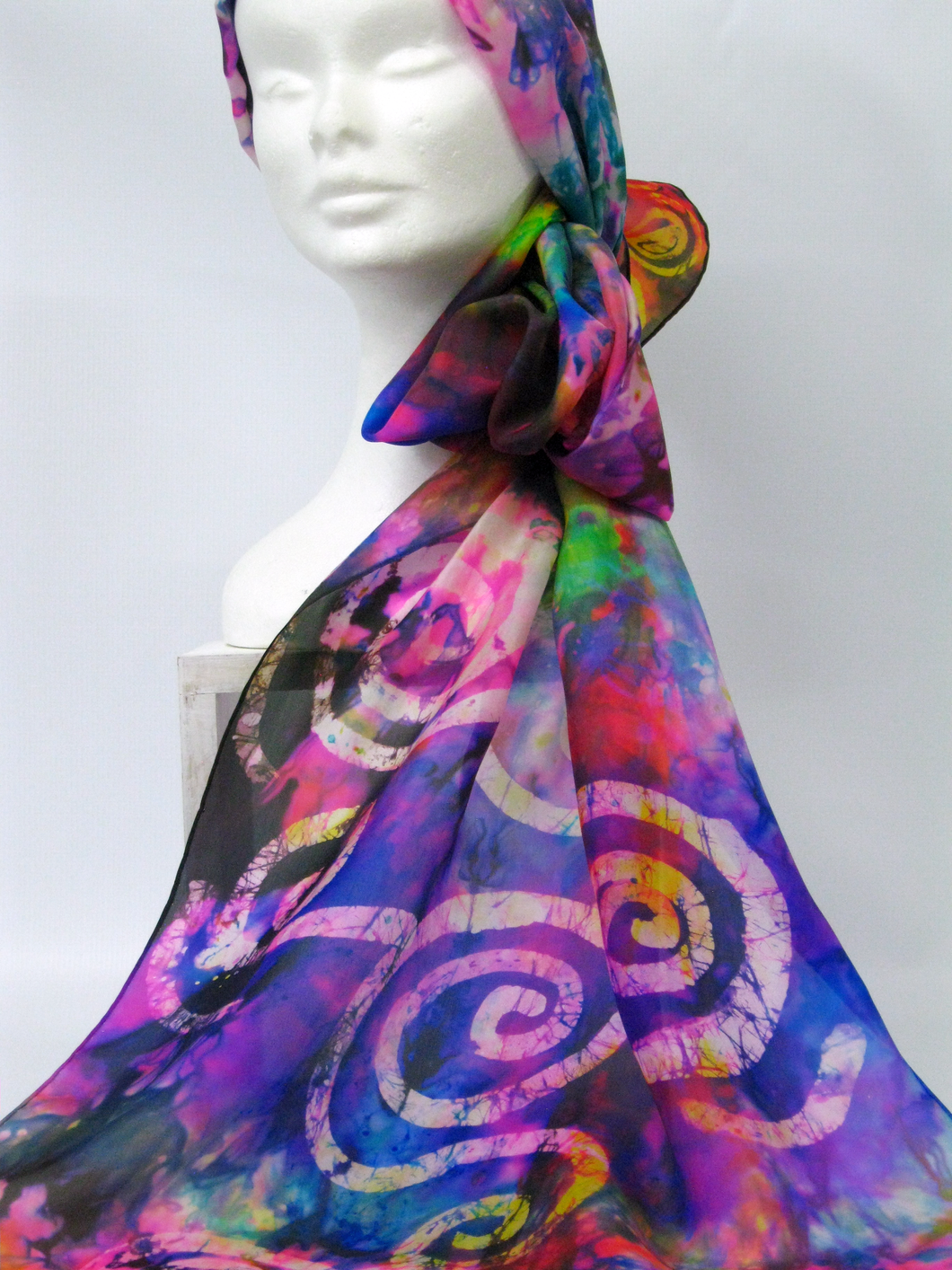 Silk Scarf Celtic Forrest Carnival