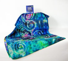 Load image into Gallery viewer, Silk Scarf The  Green Celtic Forrest Garden
