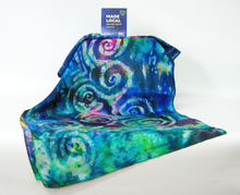 Load image into Gallery viewer, Silk Scarf The  Green Celtic Forrest Garden
