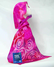 Load image into Gallery viewer, Silk Scarf Celtic Pink Fuschia
