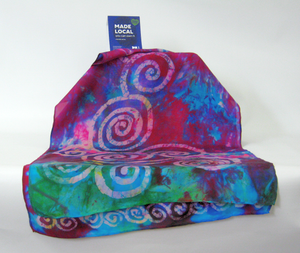 Silk Scarf Celtic Fuschia Forrest