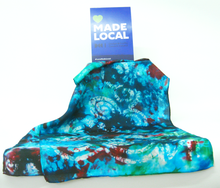 Load image into Gallery viewer, Silk Scarf Celtic Green Christmas Forrest
