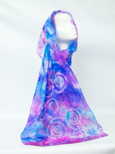 Load image into Gallery viewer, Silk Scarf Light Weight Celtic Lilac Pink Haze
