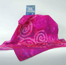 Load image into Gallery viewer, Silk Scarf Celtic Pink Fuschia
