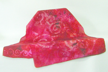Load image into Gallery viewer, silk_painted_scarf_celtic_design_hand_made_in_Monaghan
