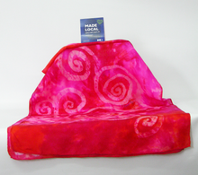 Load image into Gallery viewer, Silk Scarf Celtic Scarlet Pink Fuschia
