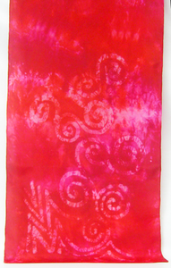 Silk Scarf Celtic Scarlet Surprise